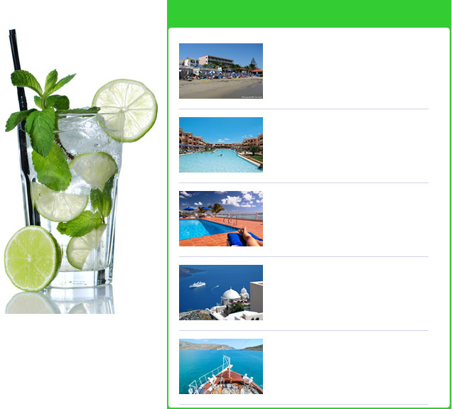 Featured holiday resorts